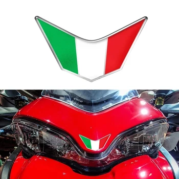3D Наклейки на Передний Обтекатель Мотоцикла из Смолы, Италия, Чехол-Наклейка для Ducati 959 969 1199 1299 PANIGALE V4 S R SUPERSPORT - Изображение 1  