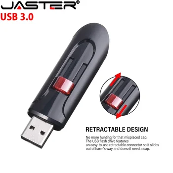 JASTER Масштабируемый Флэш-Накопитель USB 3.0 64 ГБ Высокоскоростной Флеш-накопитель 32 ГБ Креативные Деловые Подарки Memory Stick Флешка Реальной Емкости - Изображение 1  