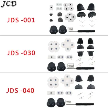 JCD для PS4 PRO Тонкий контроллер L1 R1 L2 R2 Кнопки запуска Аналоговый джойстик + Запчасти для ремонта токопроводящих резиновых кнопок - Изображение 1  