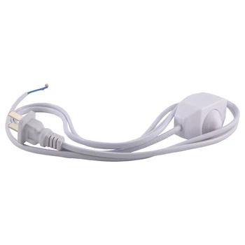 Белый шнур питания лампы с диммером переменного тока 250 В/110 В, штепсельная вилка США - Изображение 1  