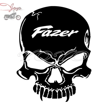 Логотип Fazer череп клейкая наклейка наклейка на обтекатель наклейки для YS250 FZ6 FZR600 FZS600 FZS600S FZX700 FZX750 FZS1000 YZ1-S - Изображение 1  