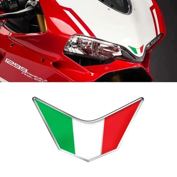 3D Наклейки на Передний Обтекатель Мотоцикла из Смолы, Италия, Чехол-Наклейка для Ducati 959 969 1199 1299 PANIGALE V4 S R SUPERSPORT - Изображение 2  