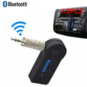 1/2 шт. Адаптер беспроводного приемника Bluetooth 4.1 Стерео 3,5 мм Разъем для автомобильной музыки, аудио Гарнитура Aux Для наушников - Изображение 1  