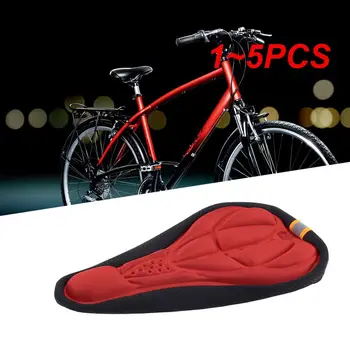 1-5 шт. Мягкие 3D велосипедные MTB велосипедные седла, чехлы для сидений, губчатая пена, удобные седла, коврик, подушка - Изображение 1  