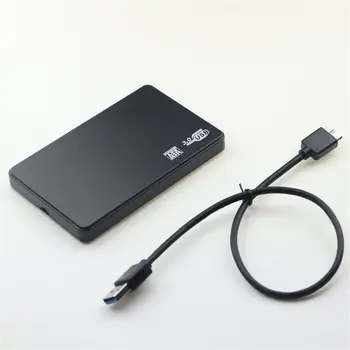 1 комплект 2,5-Дюймовый Внешний Корпус жесткого диска USB 3,0 5 Гбит/с Чехол Для жесткого Диска Адаптер Портативный Без Инструментов Для SATA HDD SSD - Изображение 1  
