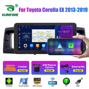 10,33 Дюймовый Автомобильный Радиоприемник Для Toyota Corolla EX 13-19 2Din Android Восьмиядерный Автомобильный Стерео DVD GPS Навигационный Плеер QLED Экран Carplay - Изображение 1  