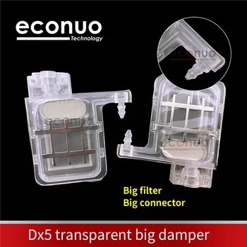 10ШТ Оптом DX5 Прозрачный Большой Чернильный Демпфер Большой Разъем для Epson DX5 XP600 4720 - Изображение 1  