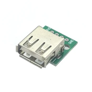 1шт Штекер Micro Mini USB USB2.0 3.0 Разъем-розетка для подключения адаптера печатной платы DIP, разделительная плата, подходящая для интерфейса принтера - Изображение 1  