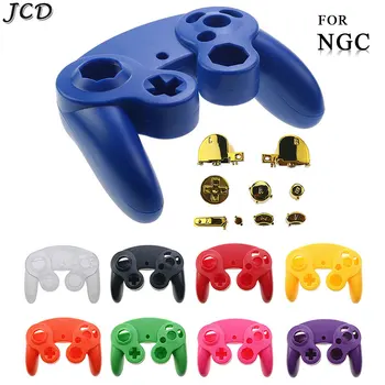 JCD для NGC Gamecube, корпус контроллера, крышка, ручка и запасные части для кнопок, Защитные аксессуары для игровых ручек - Изображение 1  