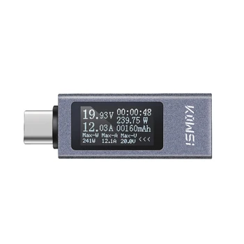 KOWSI USB Tester Светодиодный Дисплей USB C Meter Портативный Тестер Тока - Изображение 1  