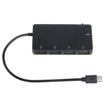 Micro USB OTG 4-Портовый Концентратор Питания Кабель-Адаптер для Зарядки для Galaxy 40GE - Изображение 1  