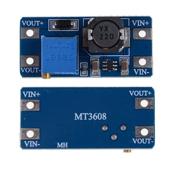 MT3608 DC-DC Boost Module 2A Плата Повышающего Питания Повышающего Преобразователя Booster Input 3V/5V To 5V/9V/12V/24V Регулируемый - Изображение 1  