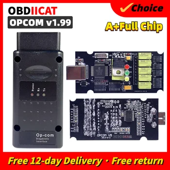 OBDIICAT 2021 V1.99 OPCOM V1.95 Профессиональный Диагностический Инструмент Для Op-e/l OP COM OP-COM С прошивкой PIC18F458 V1.95Auto Сканер - Изображение 1  