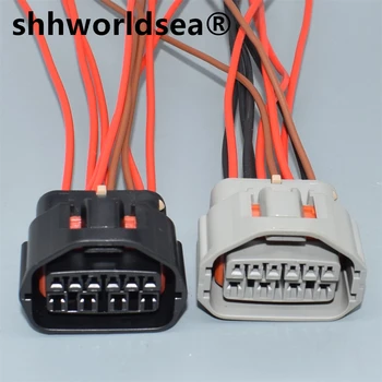 shhworldsea 10-Контактный разъем автоматической коробки передач с Автоматической Блокировкой Переключения передач Штекер Жгута Проводов MG641288-4 7283-8700-30 для Carnival - Изображение 1  