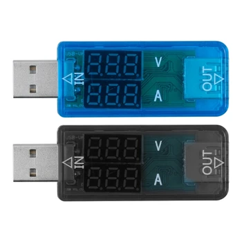 USB Тестер Мультиметр Измеритель мощности DC3.2-10V 0-3A Светодиодный Вольтметр Амперметр Прямая поставка - Изображение 1  