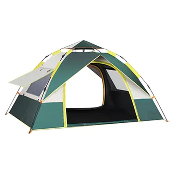 Автоматическая палатка для кемпинга на 3-4 человека, водонепроницаемая палатка для кемпинга, простая мгновенная установка, переносной рюкзак для путешествий под навесом, пляжных походов. - Изображение 1  