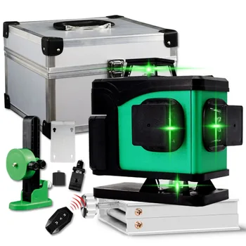 Высококачественное автоматическое выравнивание внутреннего и наружного уровня с зеленым светом, 16-линейный лазерный инфракрасный высокоточный свет, сильный настенный светильник, напольный светильник m - Изображение 1  