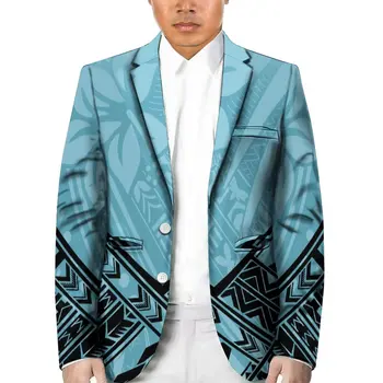 Высококачественный мужской костюм Samoa, простое элегантное модное деловое повседневное приталенное пальто, классическая куртка на одной пуговице. - Изображение 1  