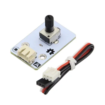 Для Arduino/ESP32 Модуль потенциометра с ручкой, Аналоговый потенциометр с углом наклона - Изображение 1  