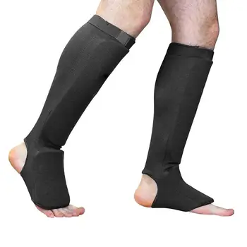 Защитные накладки для подъема голени для кикбоксинга Спортивные накладки для голени для кикбоксинга ММА Муай Тай Защитные накладки для голени для ног для - Изображение 1  