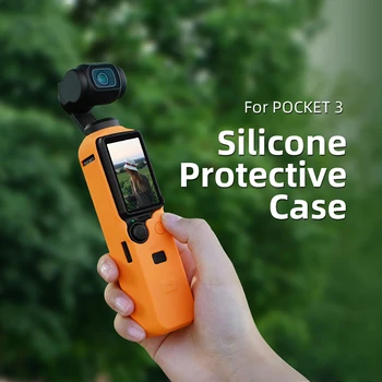 Защитный чехол для камеры, спортивная камера, силиконовый чехол для защиты от столкновений, защитная кожа, совместимая с DJI OSMO Pocket 3 - Изображение 1  
