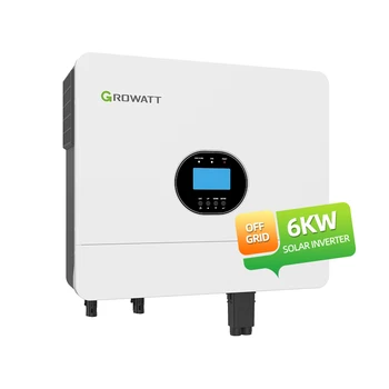 Инвертор 5 кВт постоянного тока в переменный от сети Growatt SPF 6000es с чистой синусоидальной волной и RS485 WiFi - Изображение 1  