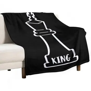 король шахмат шахматная фигура король Пледов Одеяла Для Диванов диван манга - Изображение 1  