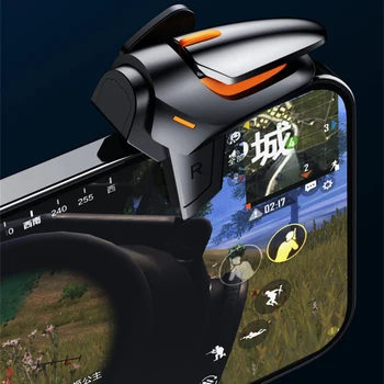 Мобильный игровой контроллер L1R1 Кнопка запуска для PUBG Aim Shooting Геймпад Джойстик для игры на смартфоне IOS Android - Изображение 1  