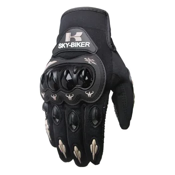 Мотоциклетные перчатки Дышащие гоночные перчатки с полными пальцами Защита от спорта на открытом воздухе Езда на кросс-байке Перчатки Guantes Moto - Изображение 1  