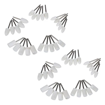 Набор головок для полировки войлока 50шт, вращающиеся инструменты для аксессуаров Dremel - Изображение 1  