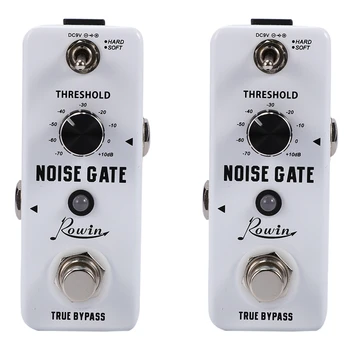 Новая педаль эффектов 2X Guitar Noise Killer Noise Gate Suppressor - Изображение 1  