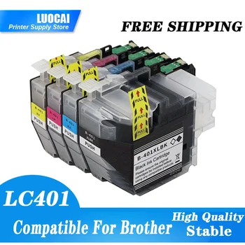 НОВЫЙ 1 комплект Совместимых Чернильных Картриджей LC401 LC401XL Для принтера Brother LC401 LC401XL MFC-J1010DW MFC-J1012DW MFC-J1170DW - Изображение 1  
