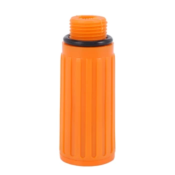 пластиковая масляная пробка диаметром 16 мм с наружной резьбой для воздушного компрессора оранжевого цвета - Изображение 1  