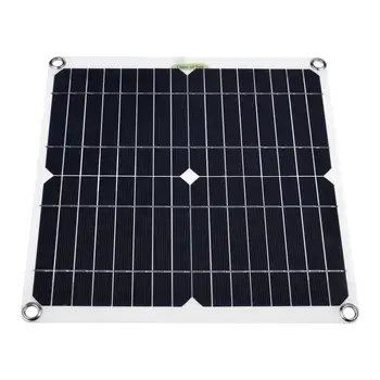 Портативная солнечная панель мощностью 80 Вт, портативное солнечное USB-зарядное устройство, портативная солнечная панель, солнечное USB-зарядное устройство, зарядное устройство для солнечных элементов, высокопроизводительное - Изображение 1  