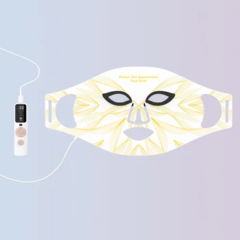 Профессиональная маска для красоты кожи профессионального использования 4 цветов led light bendable facial beauty skin mask - Изображение 1  