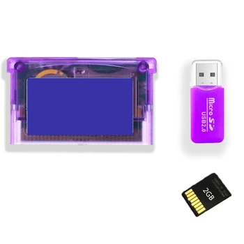 Совместим с адаптером для карт GBA IDS-NDS NDSL-SD, картриджем для резервного копирования игр на 2 ГБ с USB, прочный - Изображение 1  