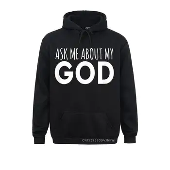 Спросите меня о Моем Боге, основанные на вере христианские пуловеры, мужские толстовки с принтом, Толстовки с длинным рукавом, модная спортивная одежда с 3D-принтом - Изображение 1  