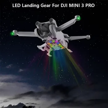 Удлиненный складной красочный светодиодный комплект шасси для ночного полета дрона DJI Mini 3 Pro Аксессуары для дрона - Изображение 1  