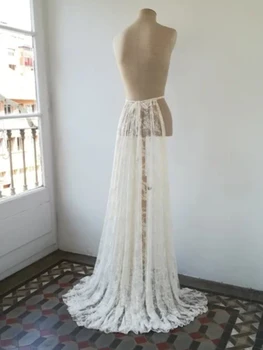 Шлейф свадебного платья, Съемный шлейф для свадебного платья, Кружевной шлейф для свадебного платья, Кружевная верхняя юбка для невесты, Съемная юбка, - Изображение 1  