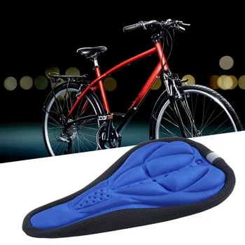 1-5 шт. Мягкие 3D велосипедные MTB велосипедные седла, чехлы для сидений, губчатая пена, удобные седла, коврик, подушка - Изображение 2  