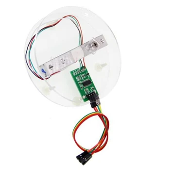 1 шт. Модуль HX711 Модуль отображения датчика давления Комплект USB-кабелей Тензодатчик Тензодатчик - Изображение 2  
