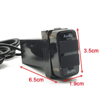 1 шт. Светодиодный автомобильный аудио-радиоприемник U-disk Flash USB для передачи данных музыкальный адаптер для Mitsubishi Pajero Sport 2011-2015 Аксессуары - Изображение 2  