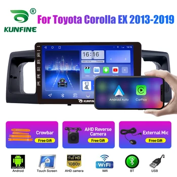 10,33 Дюймовый Автомобильный Радиоприемник Для Toyota Corolla EX 13-19 2Din Android Восьмиядерный Автомобильный Стерео DVD GPS Навигационный Плеер QLED Экран Carplay - Изображение 2  
