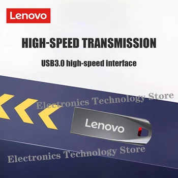 2024 Новый Флэш-Накопитель Lenovo U Disk Металлический Оригинальный SSD USB 3.1 2TB Pen Drive Key OTG 512GHigh Speed Mini Для Портативных ПК Водонепроницаемый - Изображение 2  