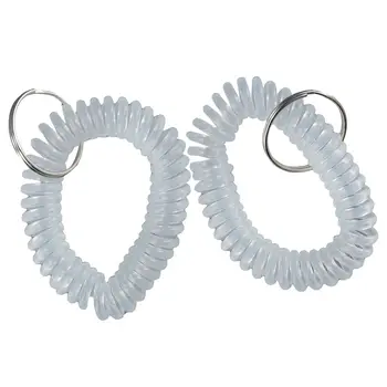 50шт Прозрачный белый брелок для ключей Nurse EVA Выдвижной офис - Изображение 2  