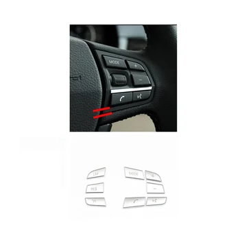 7ШТ Накладка Крышки Переключателя Кнопки Рулевого колеса автомобиля для BMW 1 2 3 4 5 7 Серии GT3 GT5 X3 X5 X6 F10 F20 F30 E70 (Низкое Соответствие) - Изображение 2  
