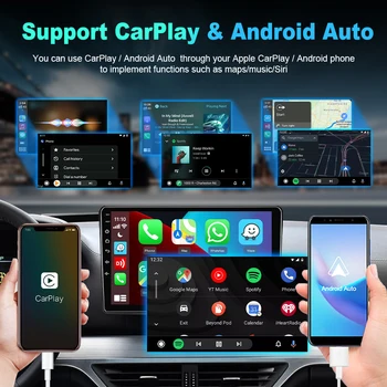 CarlinKit Портативный Android Auto Проводной и Беспроводной CarPlay AI Box Waze Spotify iOS16 Mirrorlink Netflix Для Системы Android Автомобильное Радио - Изображение 2  