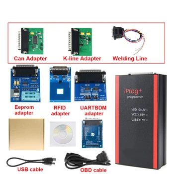 Iprog Pro V87 высшего качества с полной поддержкой адаптеров IMMO / Radio / Reset Auto ECU Key Programmer Инструмент для замены Carprog / Digiprg - Изображение 2  