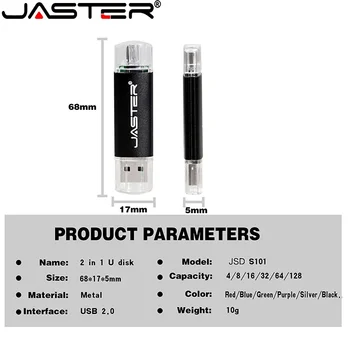 JASTER 10 ШТ./ЛОТ USB Флэш-накопитель 128 ГБ OTG Memory Stick 64 ГБ Флеш-накопитель TYPE-C 32 ГБ Красочный USB-накопитель 16 ГБ Креативный Подарочный U-диск - Изображение 2  
