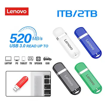 Lenovo USB Флэш-накопитель USB 3.0 Интерфейс Реальная Емкость 2 ТБ 1 ТБ Флеш-накопитель Высокая Скорость 520 мб/с Флешка Настроить Логотип Для Ps4/ps5 - Изображение 2  
